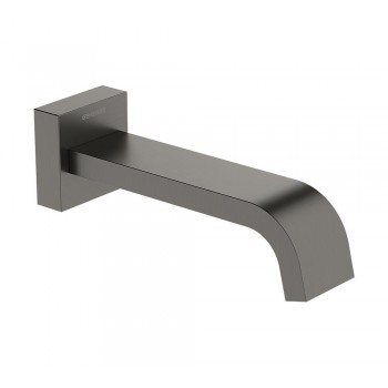 Настенный излив для ванны GENEBRE Brushed Metal Графит 167452